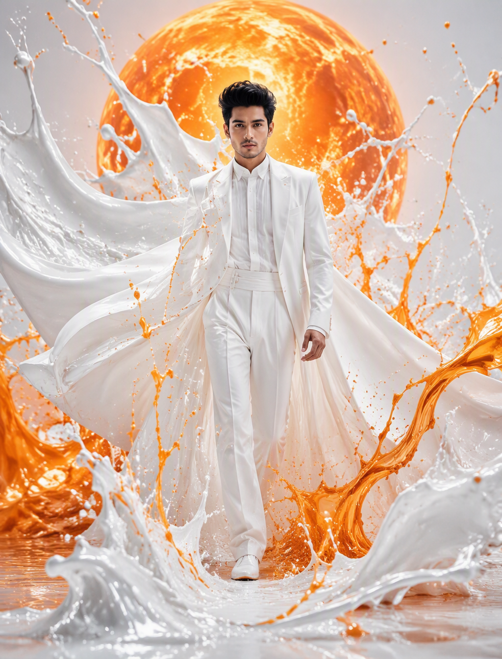 Original preview image for the prompt “Create an ultra-luxury surreal fashion editorial featurin...” — creator credit: user_41974582
