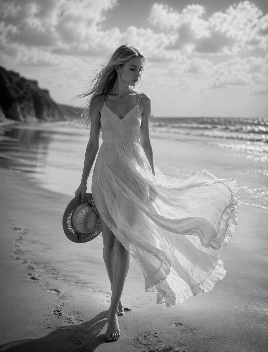 Original preview image for the prompt “A captivating black and white cinematic photo of a teenag...” — creator credit: user_afc6a15b