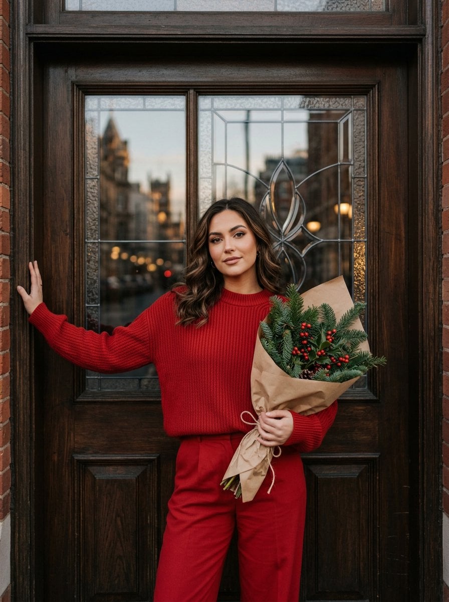 Original preview image for the prompt “Stylish young woman with elegant makeup standing confiden...” — creator credit: dreamydigiarts