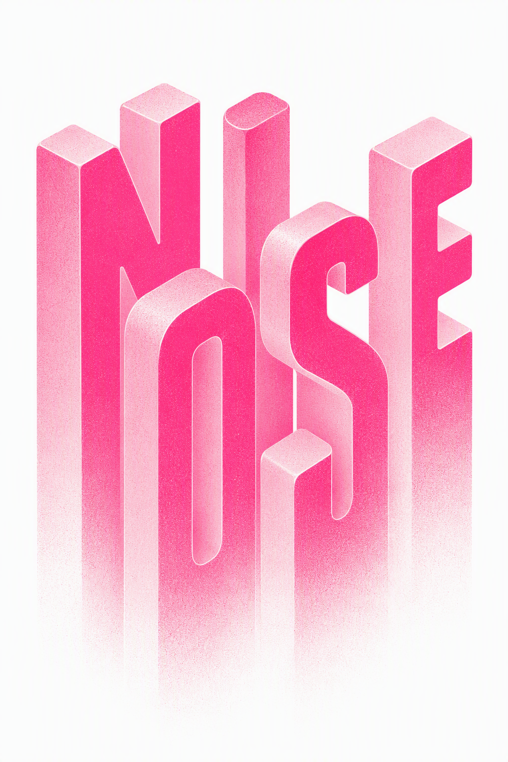 Original preview image for the prompt “Minimal isometric typographic poster on a pure white back...” — creator credit: user_6c3b5b09