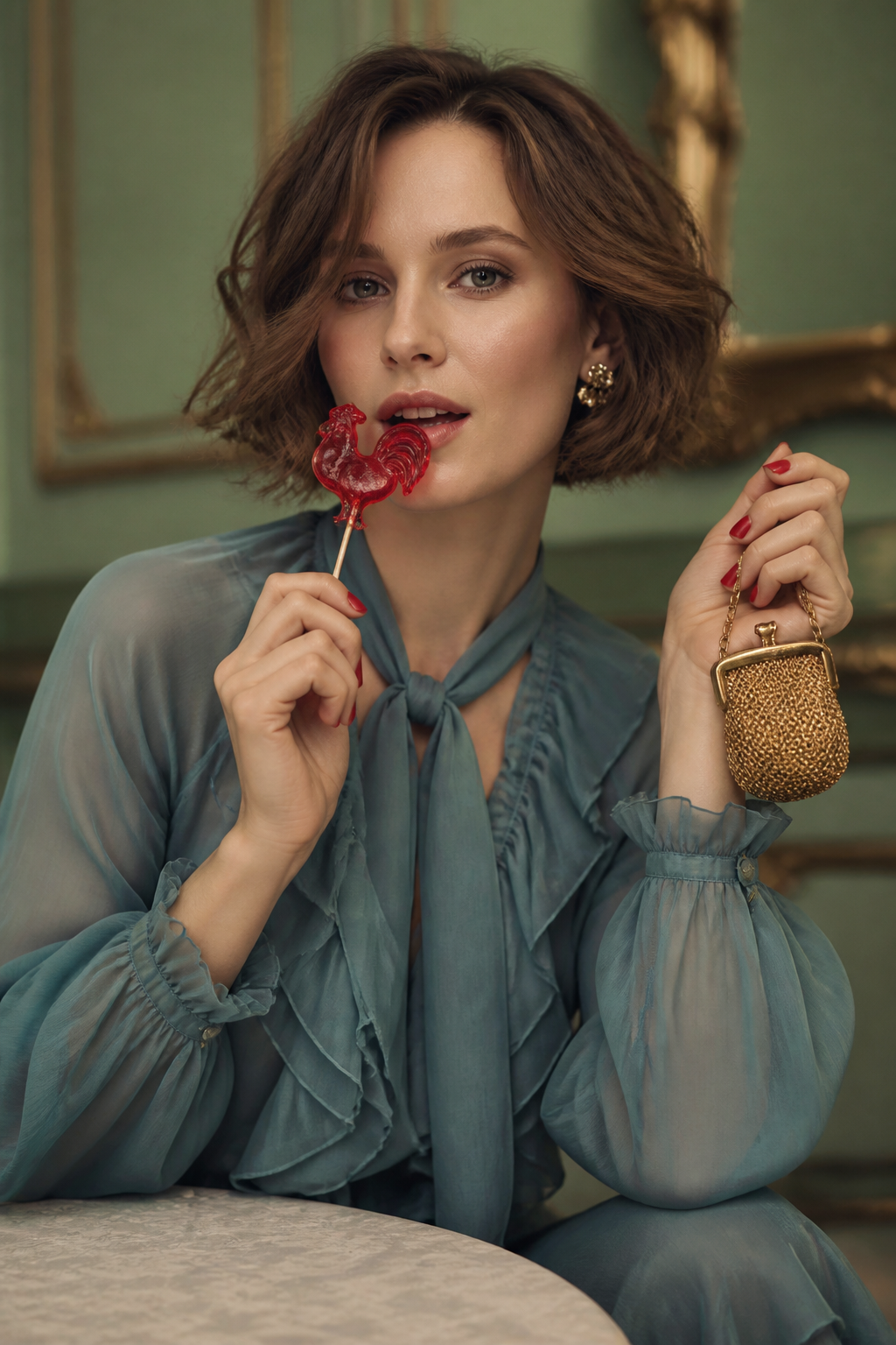 Original preview image for the prompt “Photorealistic fashion portrait of a young European woman...” — creator credit: user_b9b16642